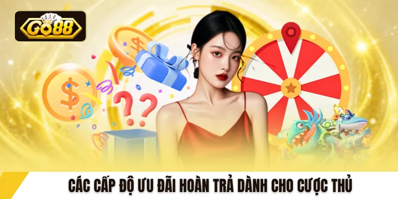 Các cấp độ ưu đãi hoàn trả dành cho cược thủ